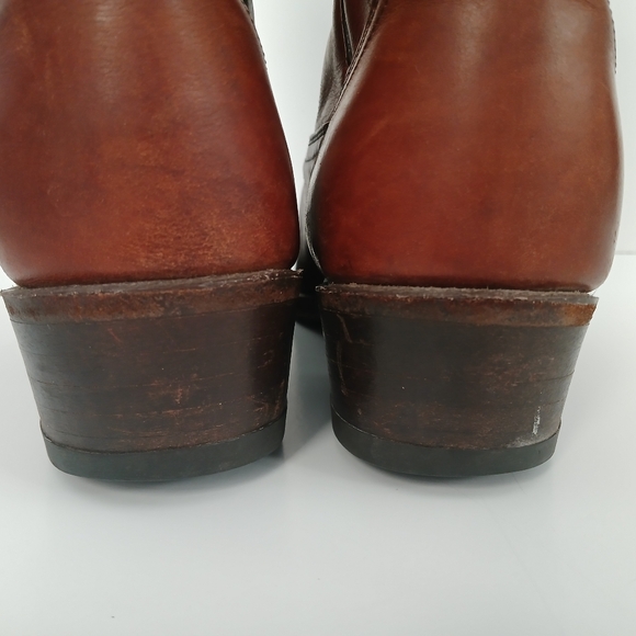 Dan Post Men\'s Marlboro Cowboy Western Leather Boots Size 9.5D Vintage main image 13